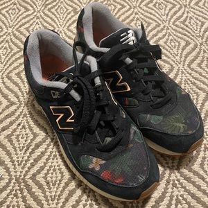 NEW BALANCE 530 Floral Ink print sneakers trainers
